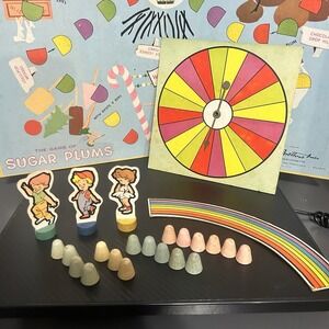 Sugar Plums Board Game Parker Brothers Vintage‎ 1959 Not Complete